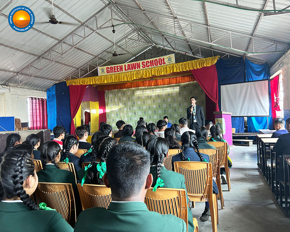Green Lawn School student gathering in Mirik