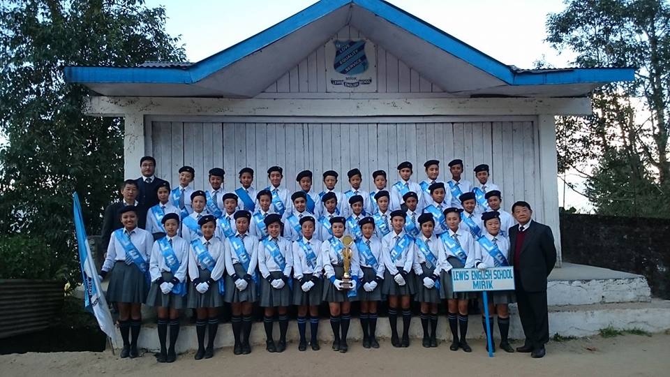 Lewis English School assembly in Mirik