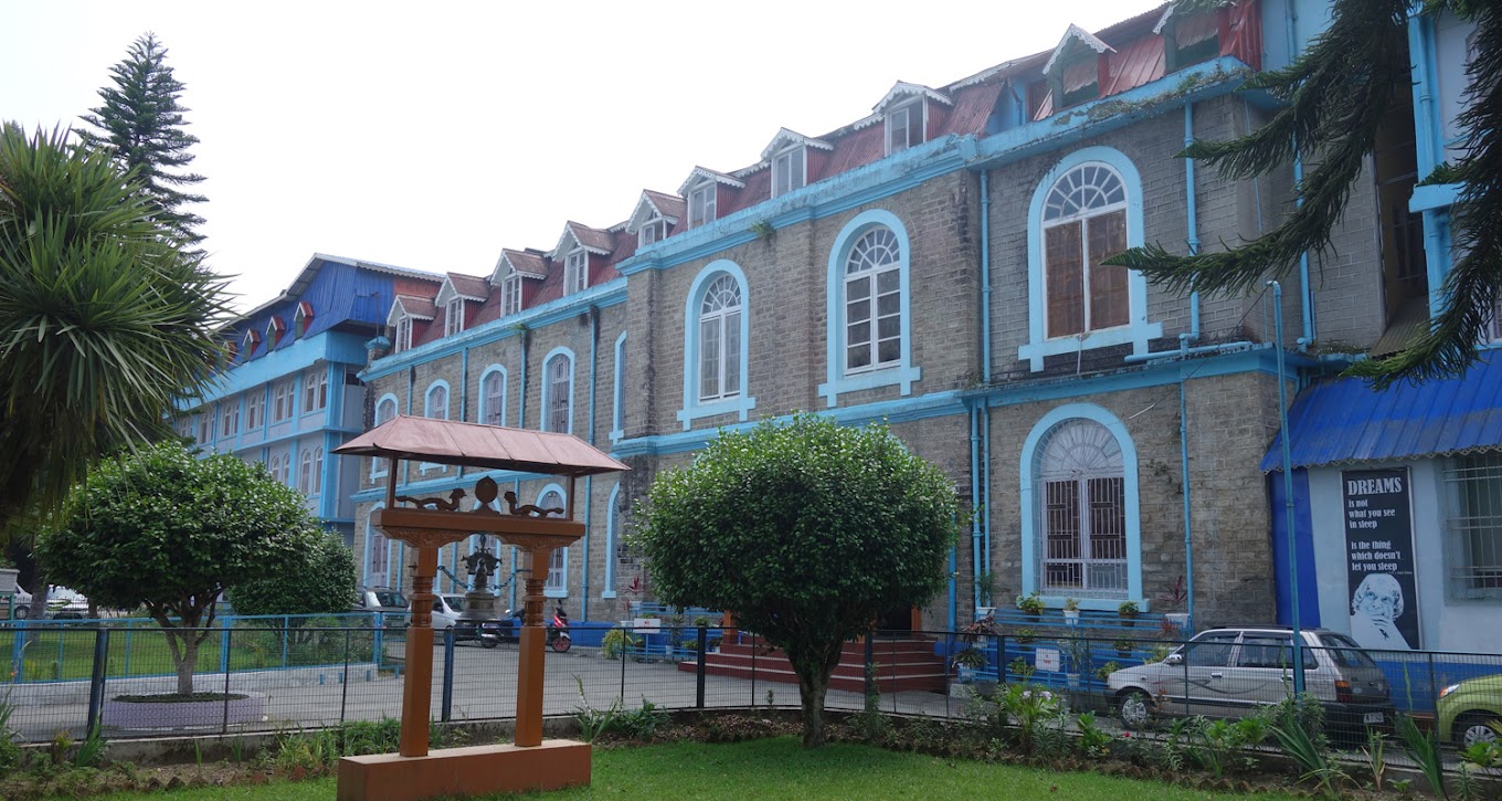Hillside school campus